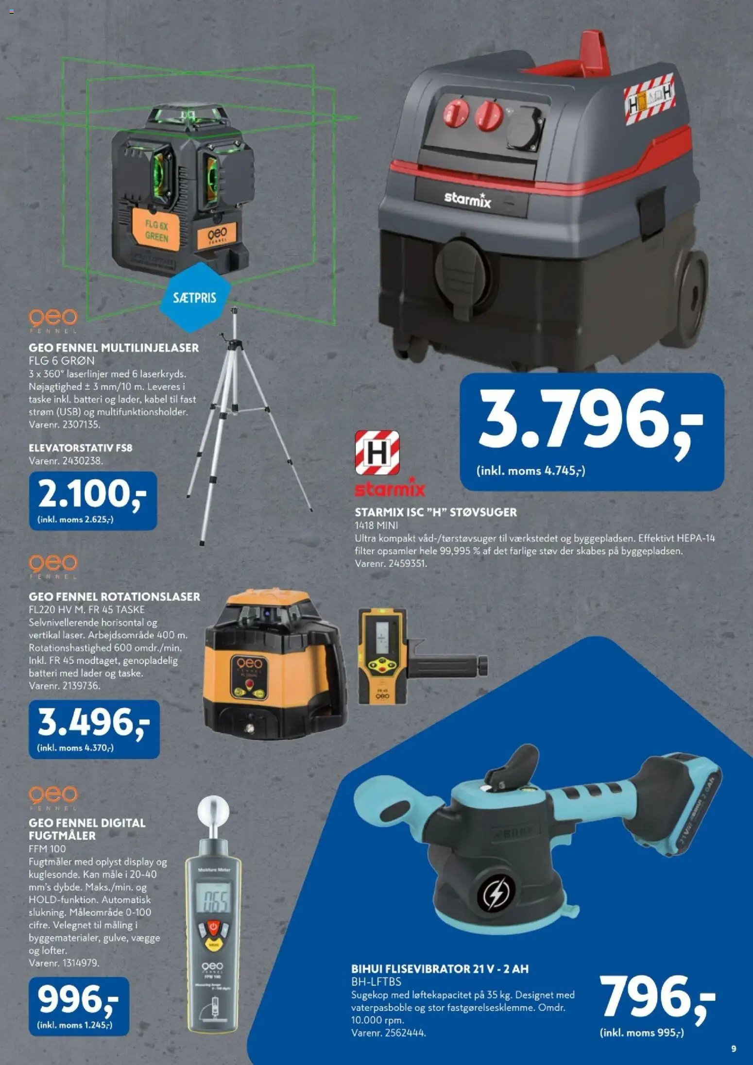 Davidsen tilbudsavis – gyldig fra 02.03.2026 | Side: 9 | Produkter: Maling, Støvsuger, Kabel, Batteri