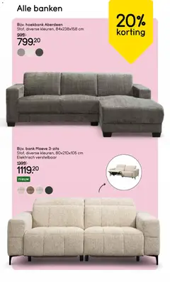 Leen Bakker folder - Voorbeeld van een folder van Leen Bakker, geldig van 30.03.2026 | Pagina: 16 | Producten: Bank, Papier blanc