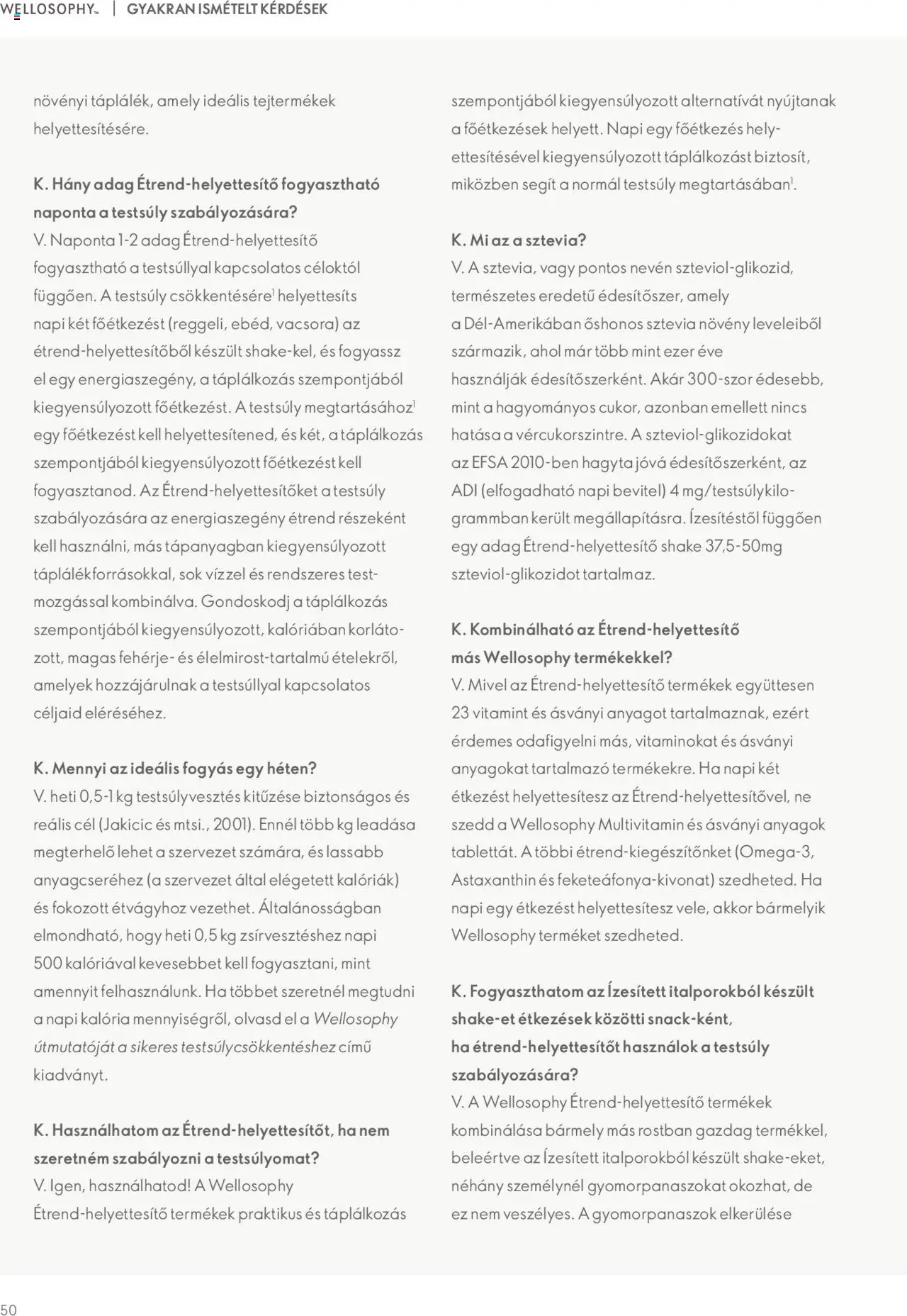 Oriflame akciós ujság - amely érvényes a következő dátumtól: 09.11.2023 | Oldal: 50 | Termékek: Fehérje, Multivitamin