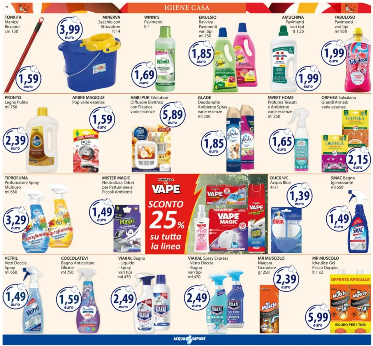 Volantino Acqua e Sapone del 25.08.2025 | Pagina: 17 | Prodotti: Anticalcare, WC, Bagno, Doccia