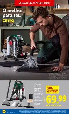 Pré-visualização Lidl Novidades válido de 23.02.2026 | Página: 2 | Produtos: Aspirador, Mangueira