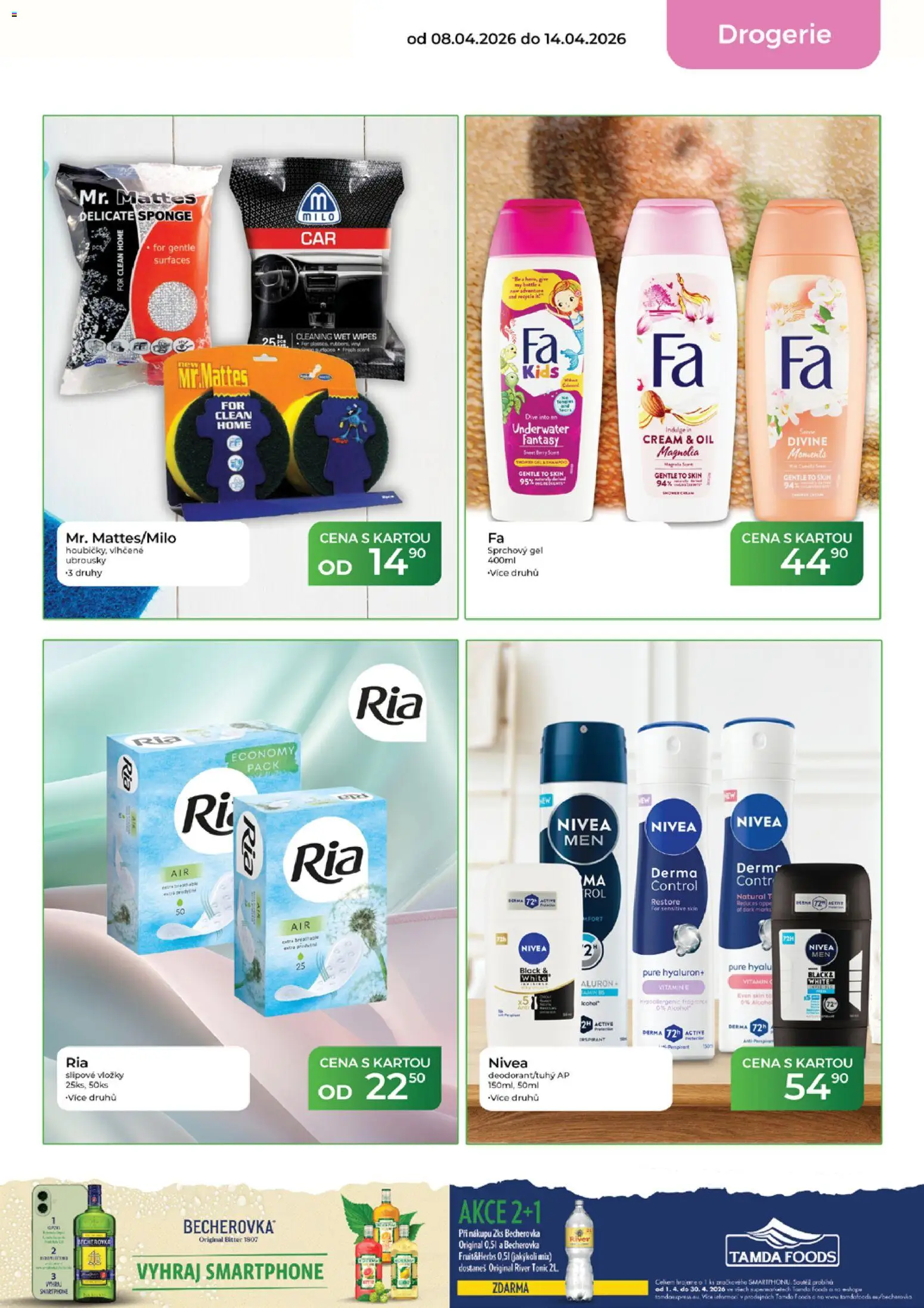 Tamda Foods leták od 08.04.2026 | Strana: 59 | Produkty: Vitamin c, Sprchový gel, Nivea, Drogerie