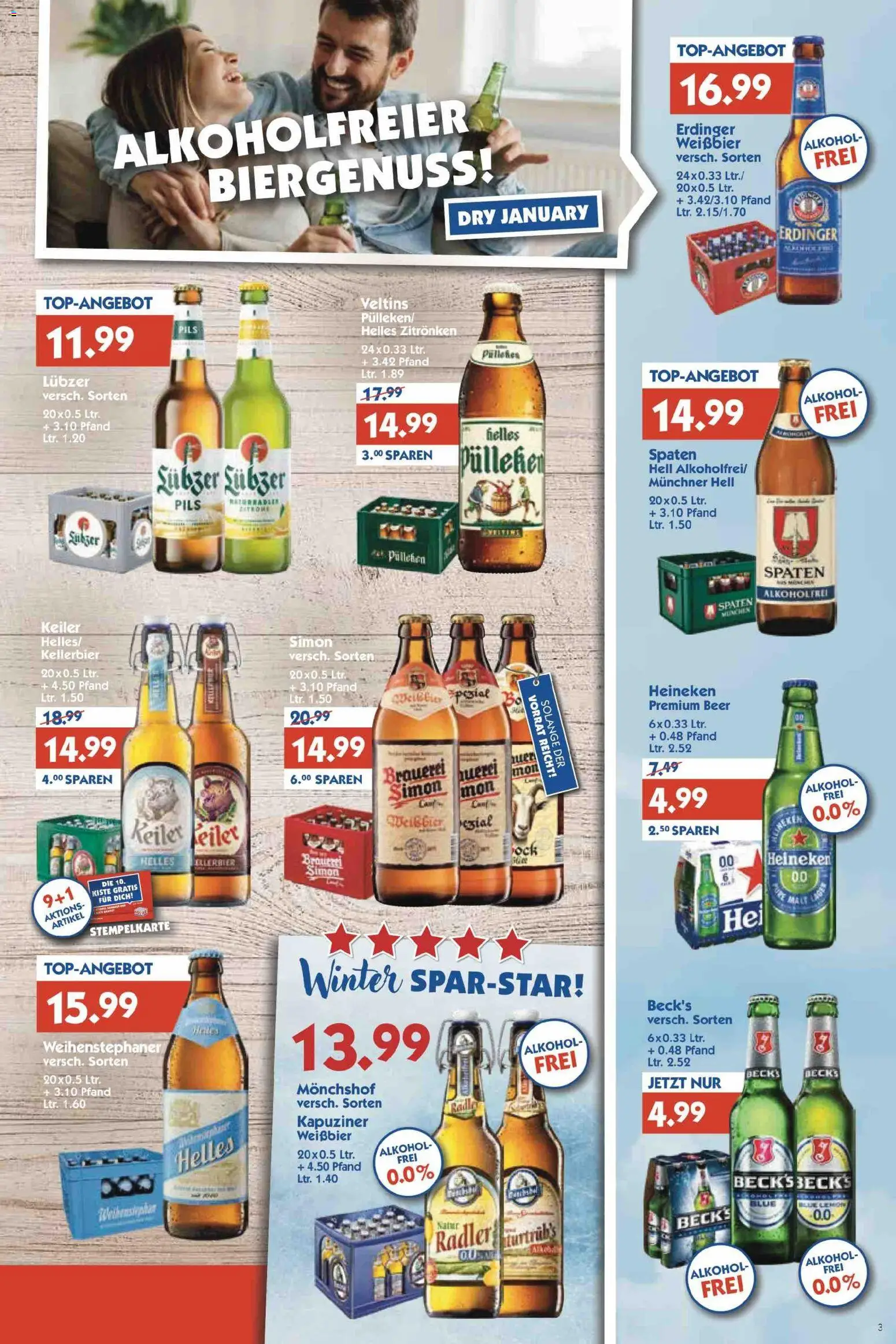 HOL’AB! Prospekt – gültig ab 05.01.2026 | Seite: 3 | Produkte: Erdinger, Radler, Lubzer, Veltins
