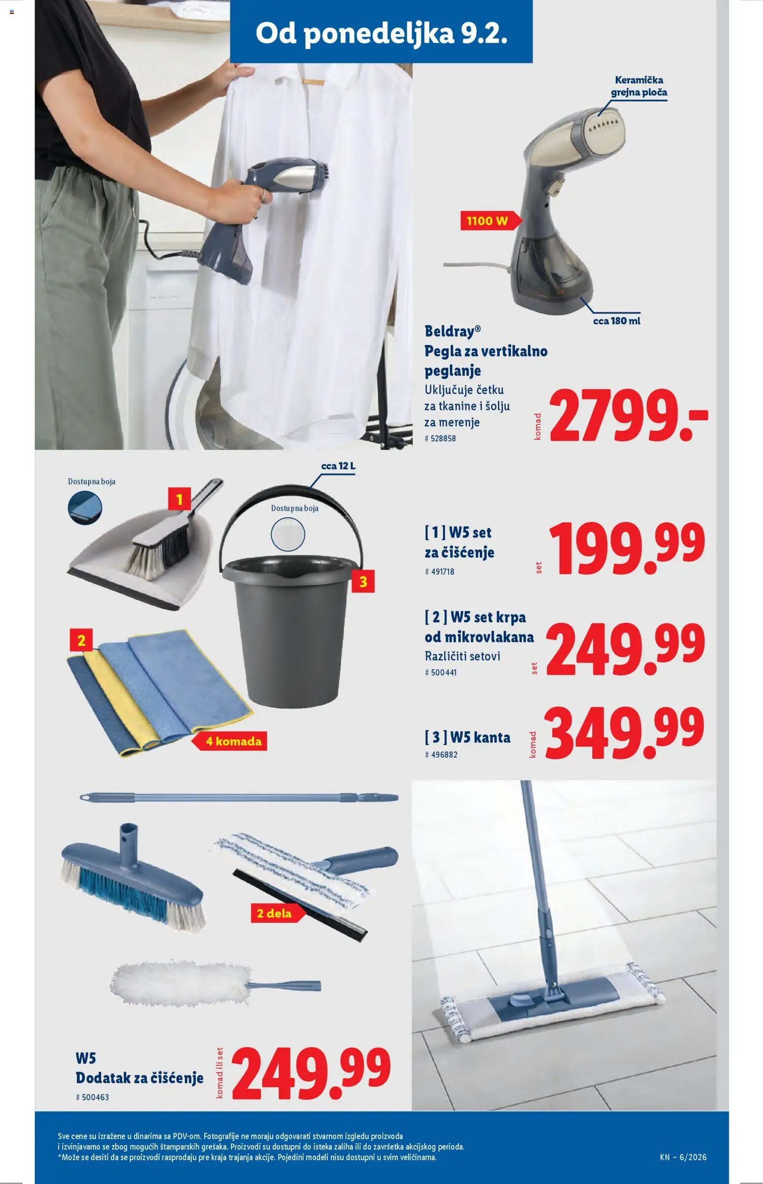 Lidl katalog - važi od 05.02.2026 | Strana: 71 | Proizvode: Pegla, W5