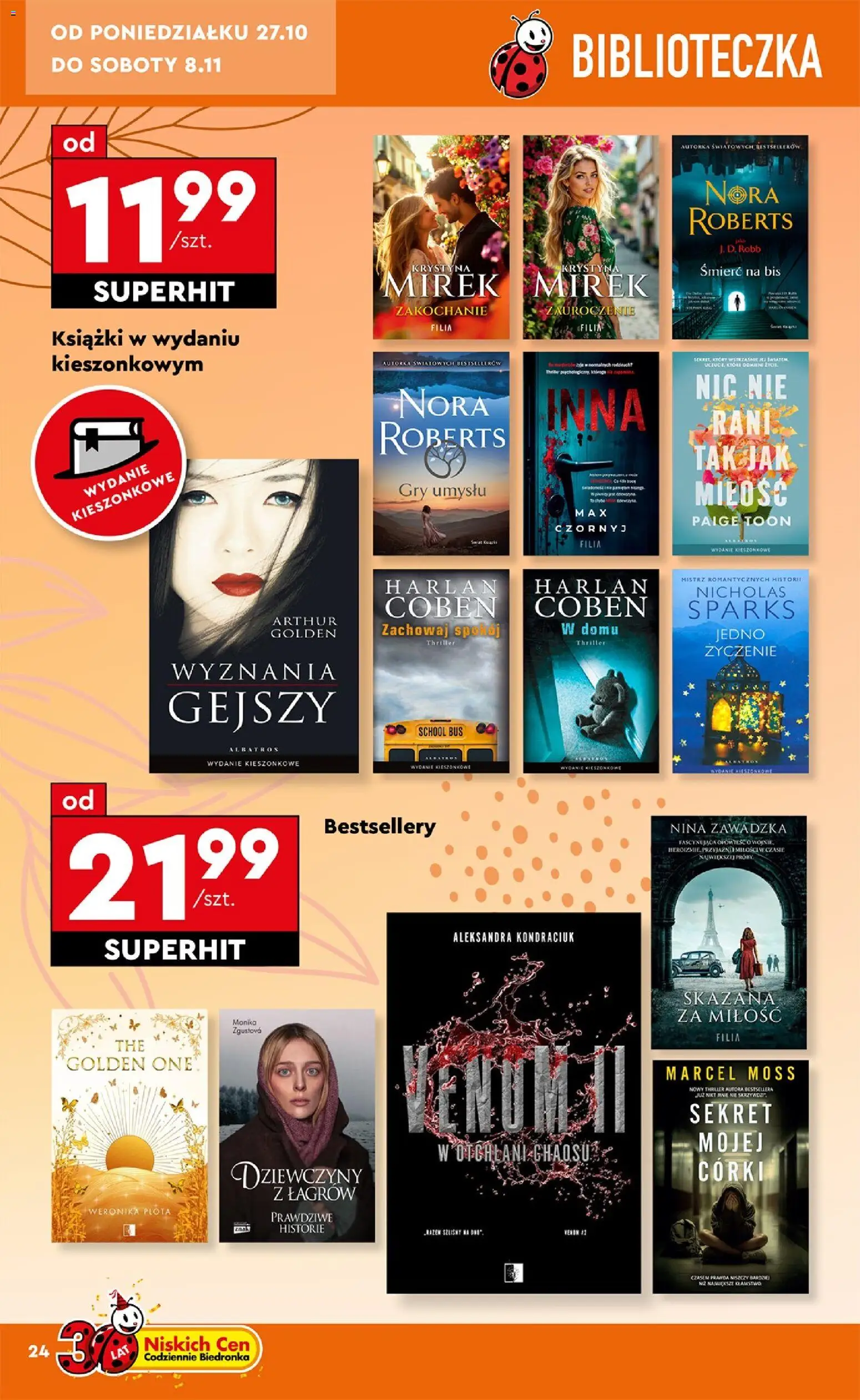 Biedronka Black Friday od 25.10.2025 | Strona: 24 | Produkty: Książki, Gry