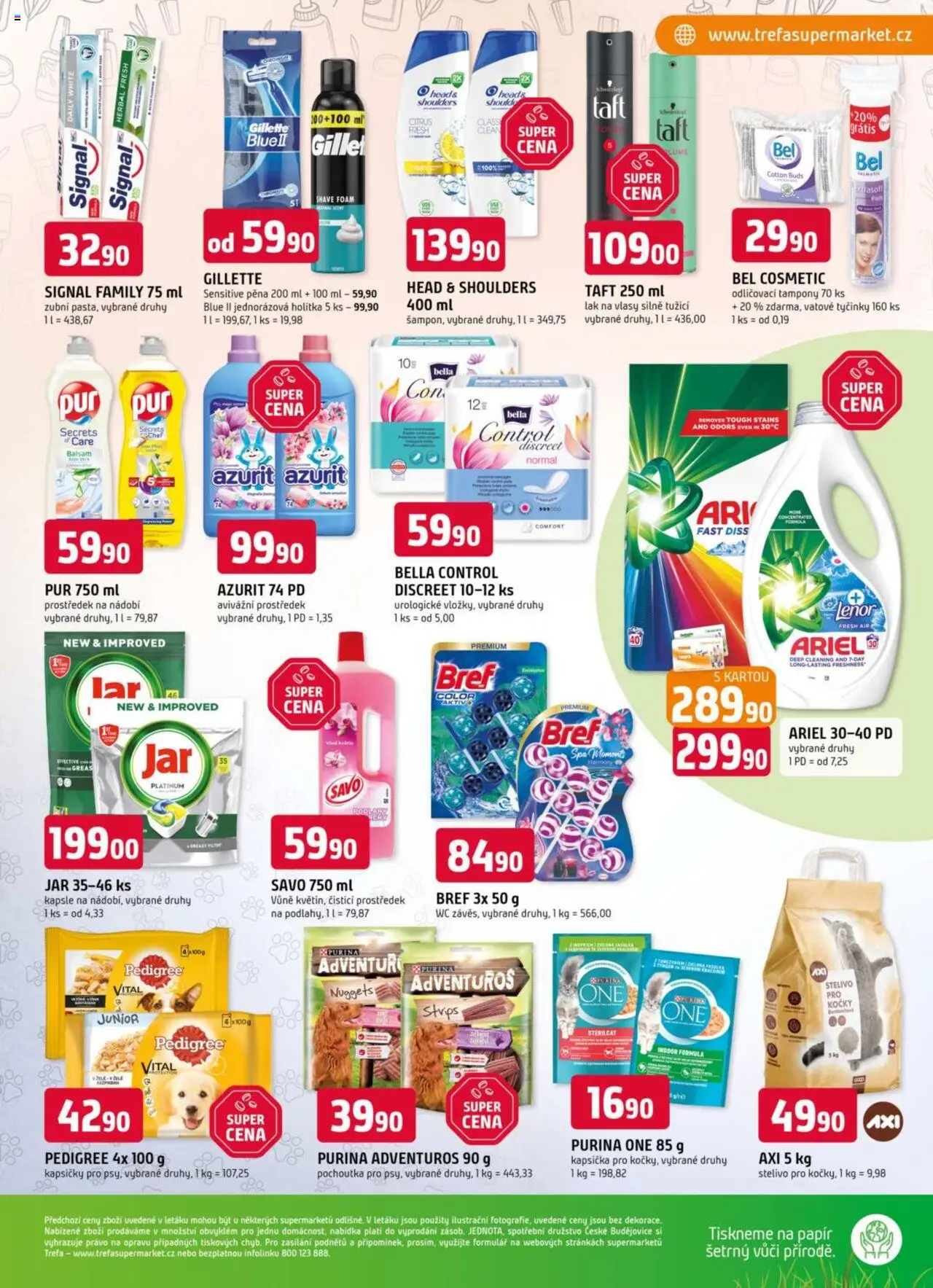 Trefa leták od 17.09.2025 | Strana: 11 | Produkty: Purina, Purina one, Head & Shoulders, Lak na vlasy