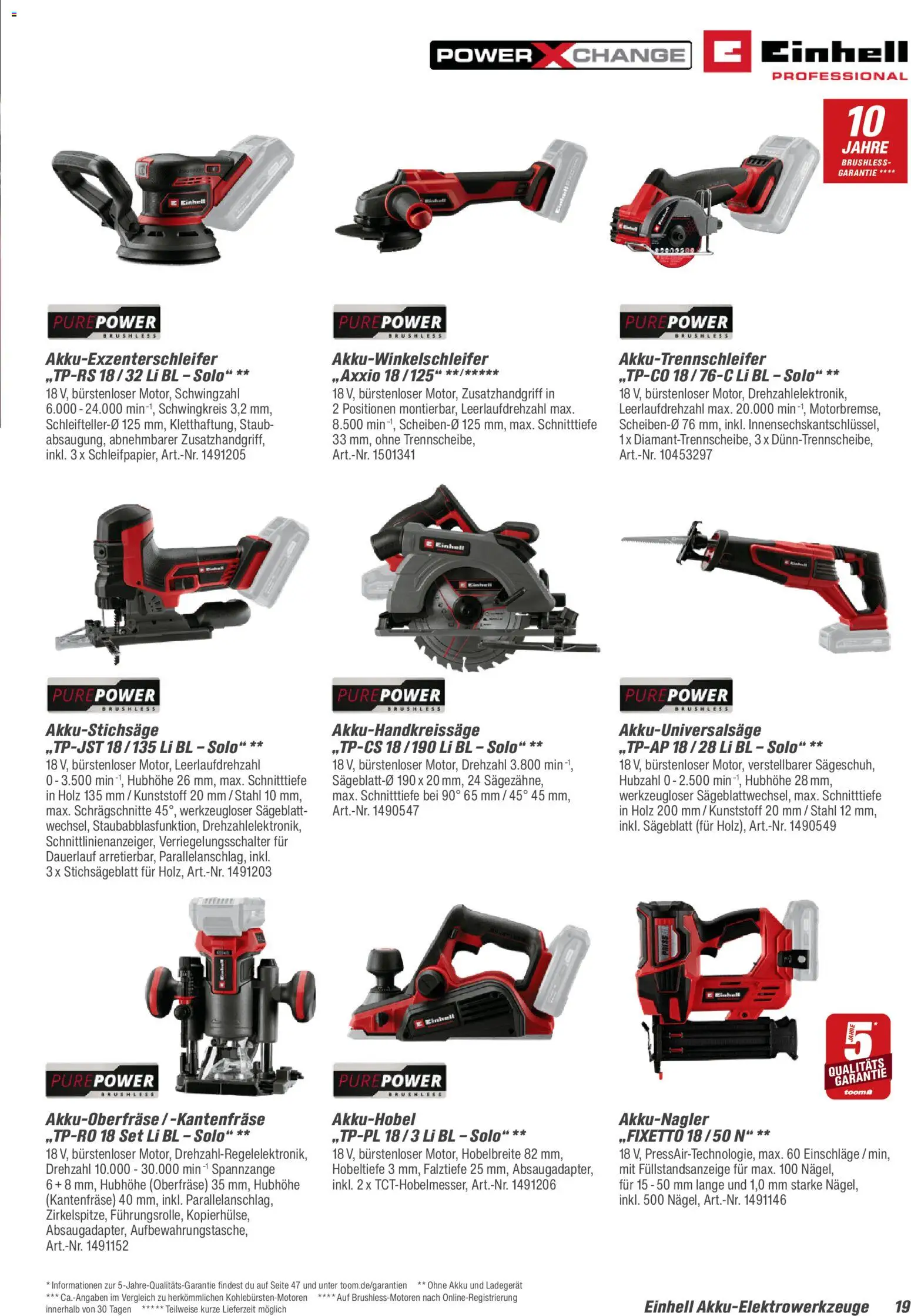 Toom Baumarkt Maschinen & Werkstatt 2026 – gültig ab 01.01.2026 | Seite: 19 | Produkte: Ladegerät