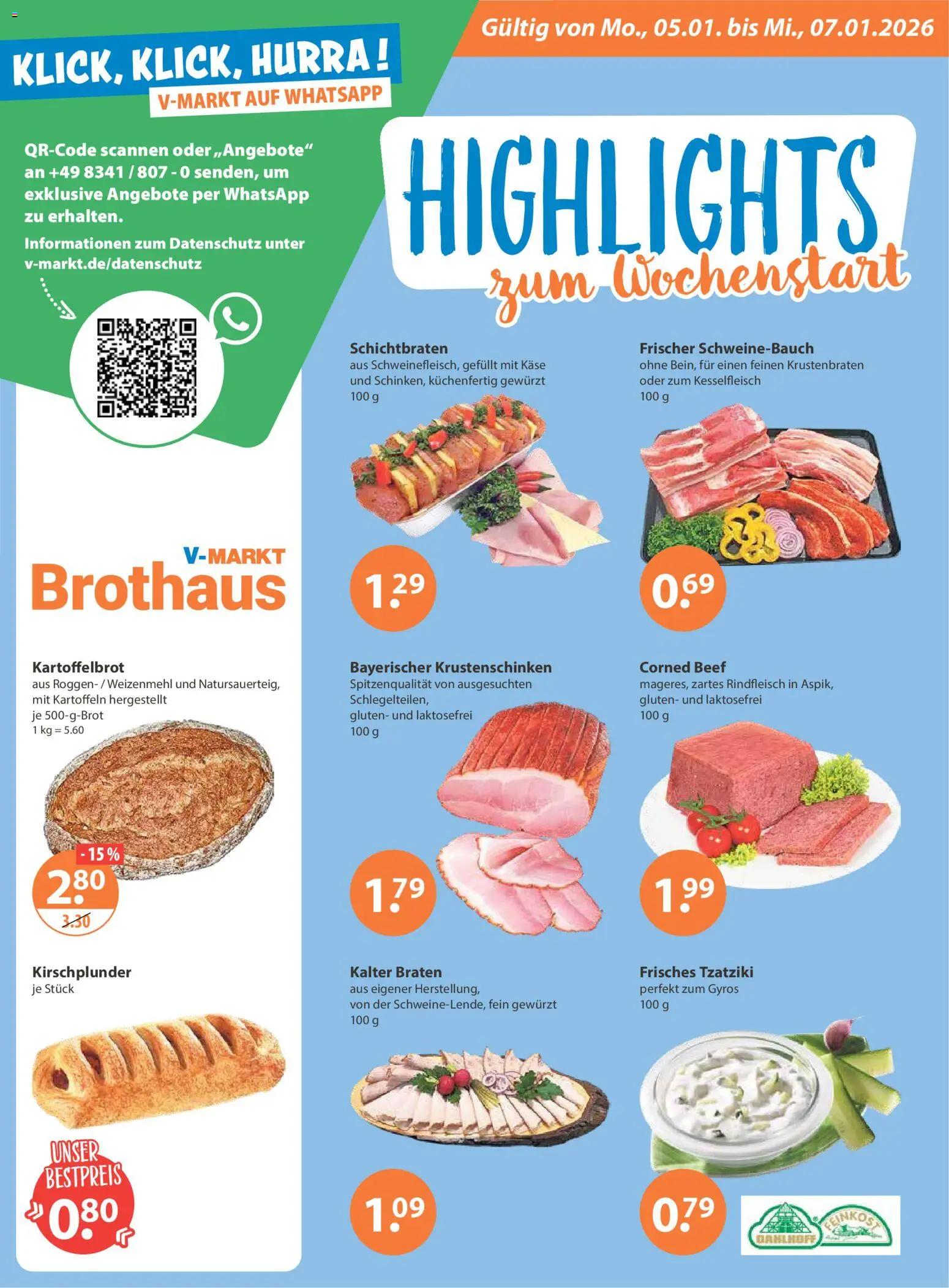 V-Markt - Schwaben / Oberbayern – gültig ab 27.12.2025 | Seite: 26 | Produkte: Käse, Schweinebauch, Weizenmehl, Kartoffeln