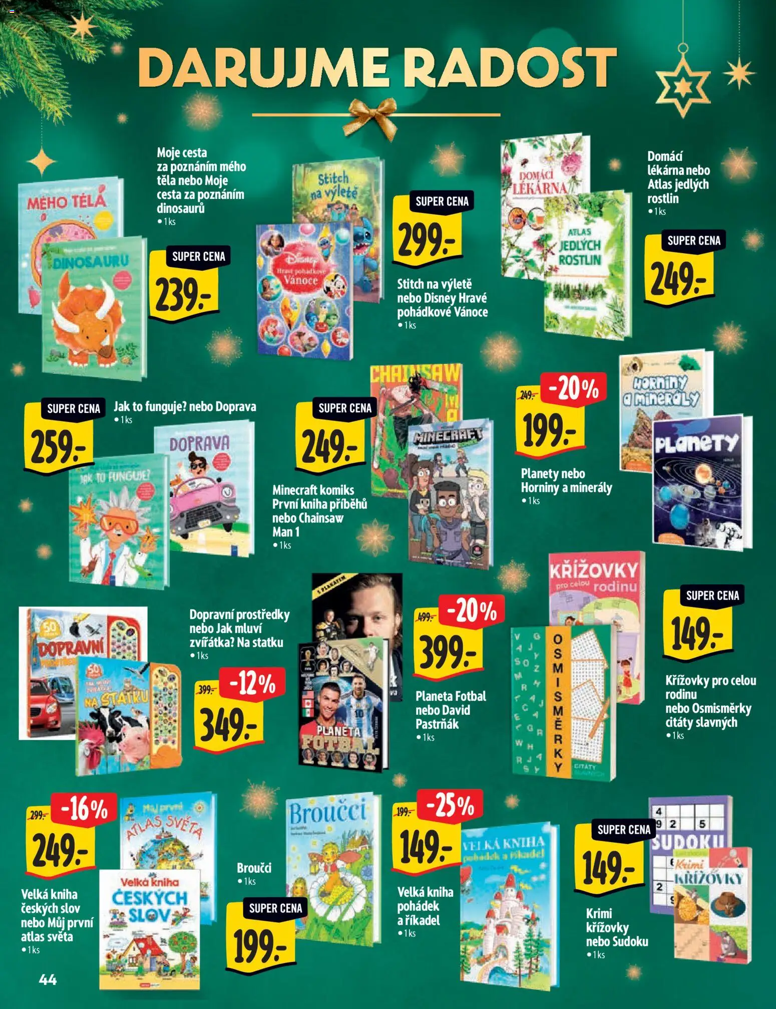 Albert katalog - Hypermarket od 29.10.2025 | Strana: 44 | Produkty: Kniha, Minerály, Stitch