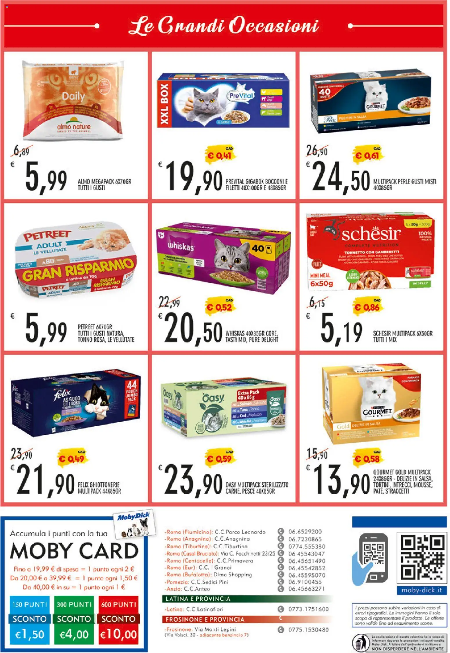 Volantino Moby Dick del 21.01.2026 | Pagina: 12 | Prodotti: Pesce, Salsa, Tonno, Gamberetti