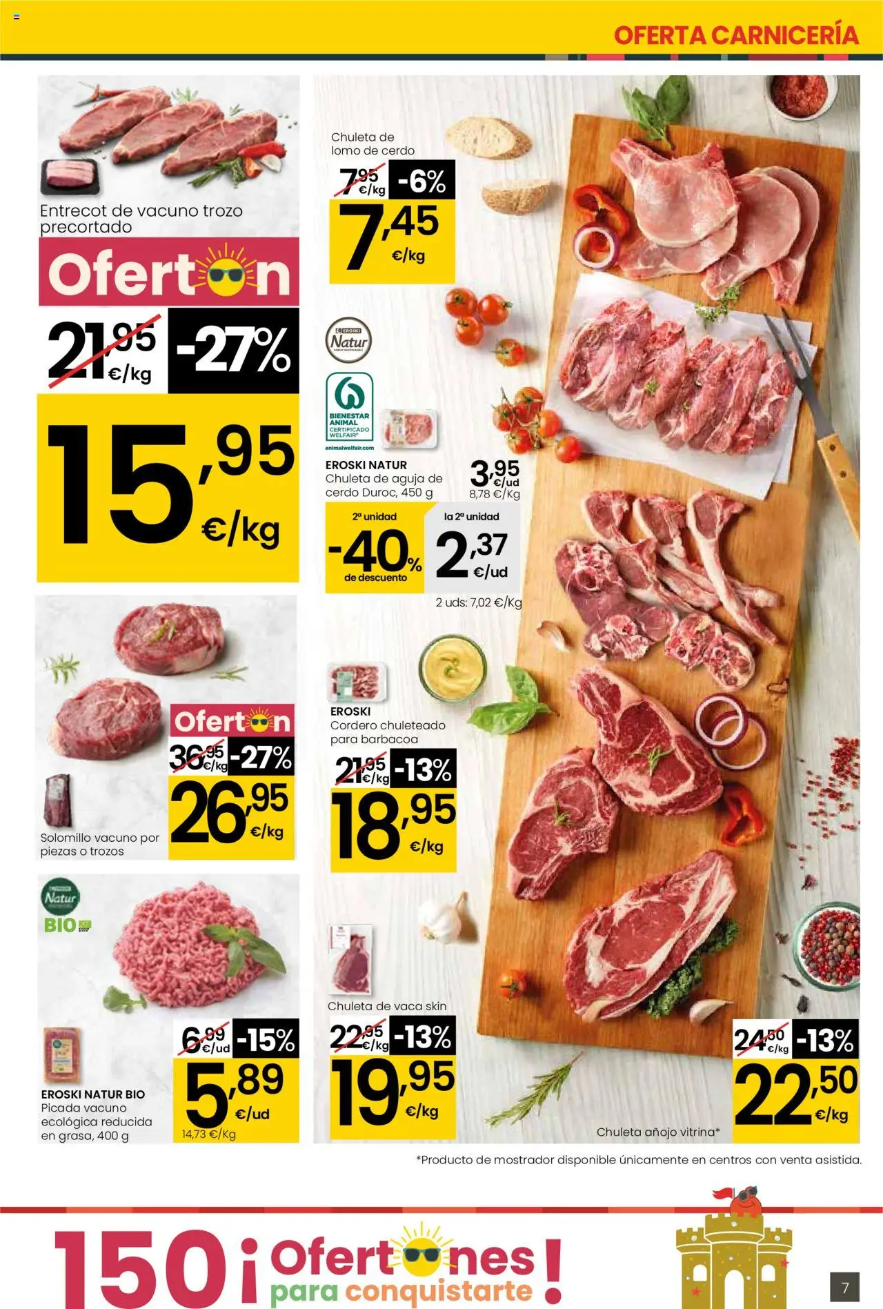 Eroski - Para conquistarte │ válido desde el 31.07.2025 | Página: 7 | Productos: Cerdo, Barbacoa, Φίλτρο καφέ