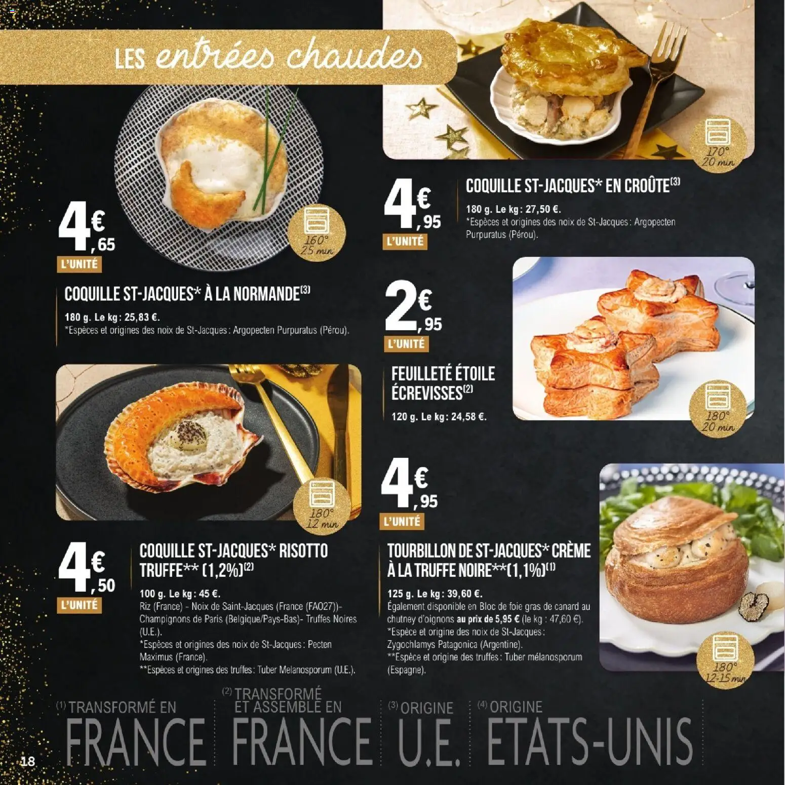 {H1} | Page: 18 | Produits: Foie Gras de Canard, Bloc de foie gras, Riz, Noix