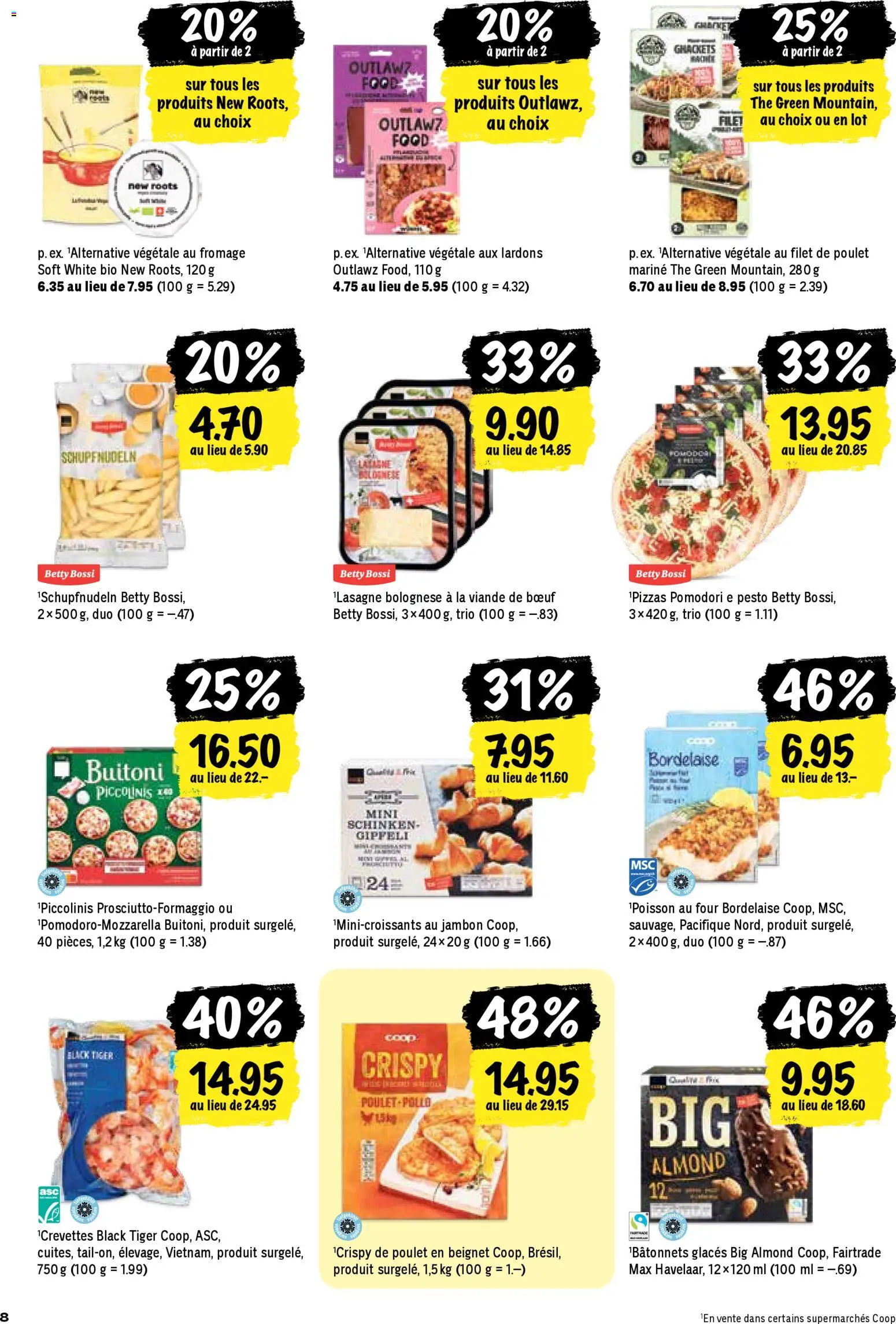 Coop - Les actions de la semaine – gültig ab 15.01.2026 | Seite: 8 | Produkte: Schinken