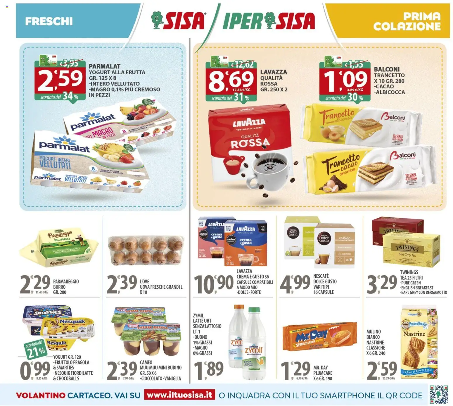 Volantino SISA del 25.11.2025 | Pagina: 7 | Prodotti: Yogurt, Ananas, Smartphone, Plumcake