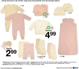 Zeeman folder Baby - Voorbeeld van een folder van Zeeman, geldig van 31.07.2025 | Pagina: 4