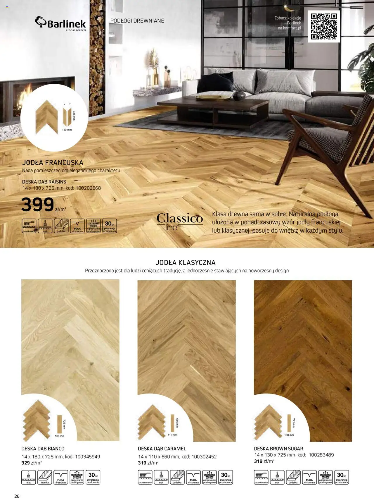 Komfort Gazetka - Katalog Podłogi I Drzwi od 26.06.2024 | Strona: 26