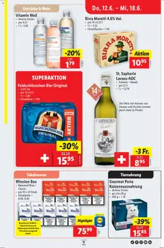 Lidl Aktionen ab 12.06.2025 | Seite: 11 | Produkte: Box, Wein, Bier, Limette