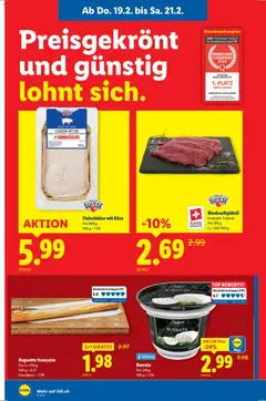 Lidl Aktionen ab 19.02.2026 gültig | Seite: 4 | Produkte: Baguette, Fennikel, Käse, Top