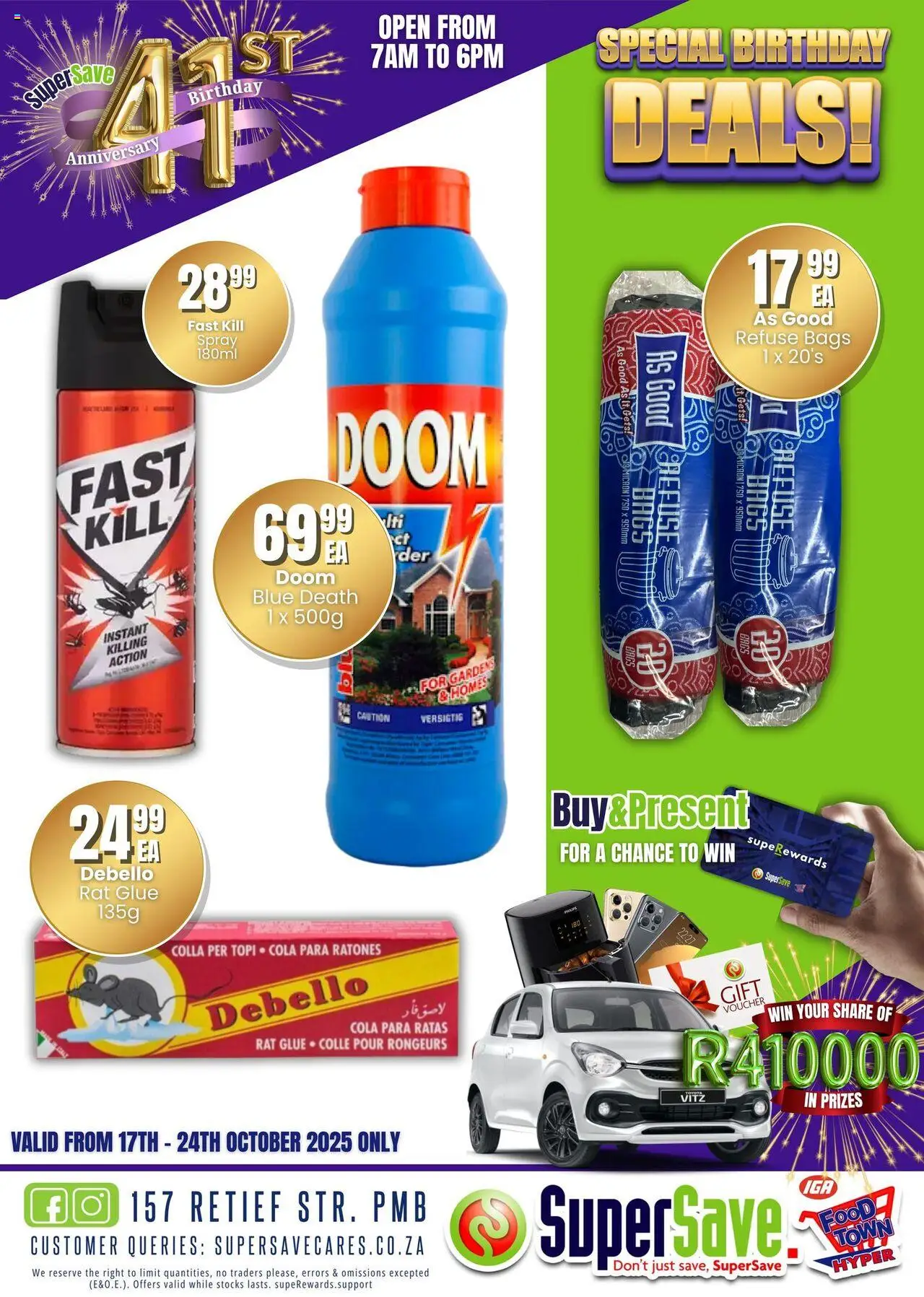 New Super Save catalogue – valid from 17.10.2025 | Page: 99 | Products: Refuse bags