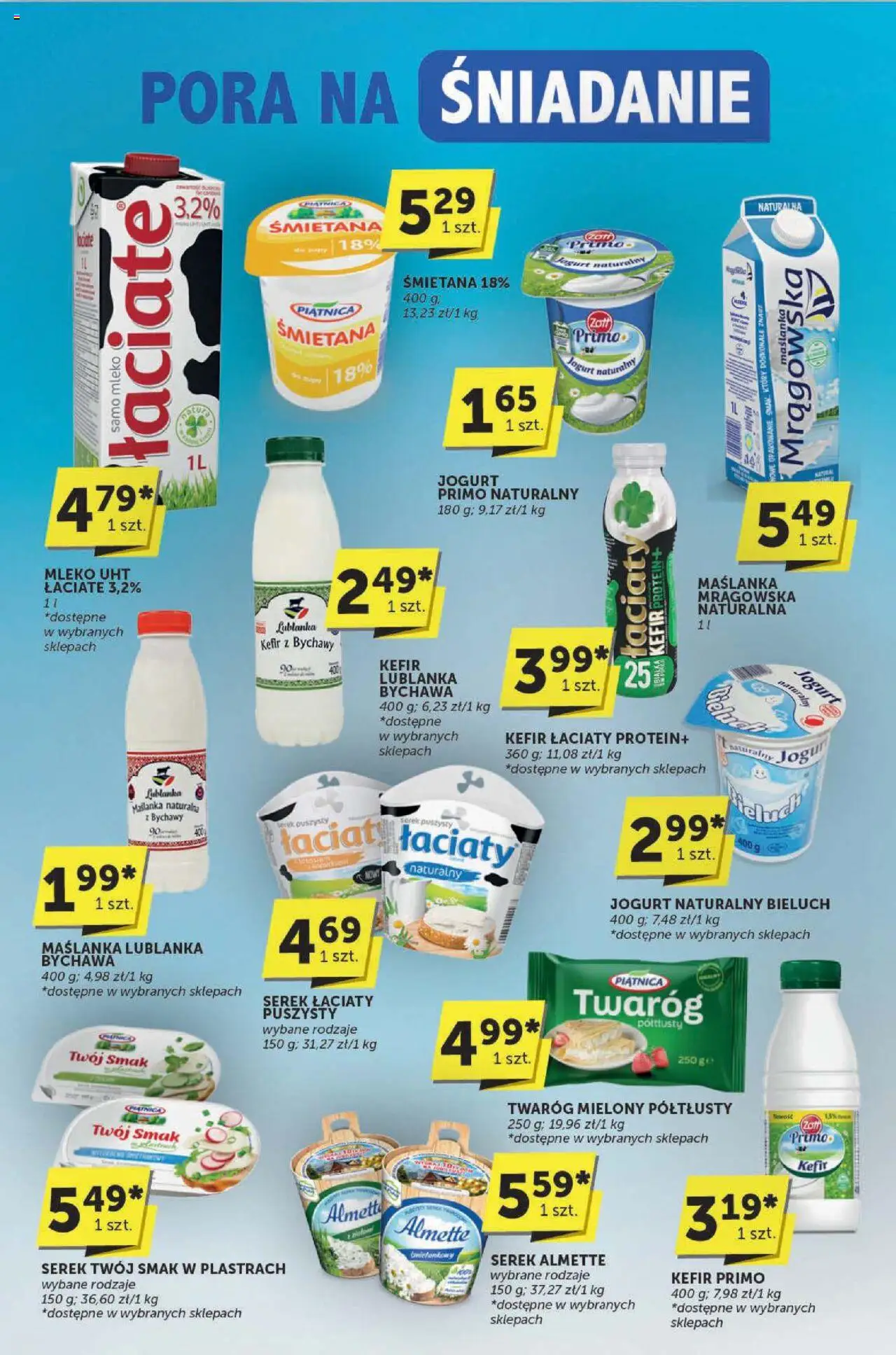 Euro Sklep Gazetka - Katalog od 04.09.2025 | Strona: 2 | Produkty: Maślanka, Twaróg mielony, Jogurt naturalny, Śmietana