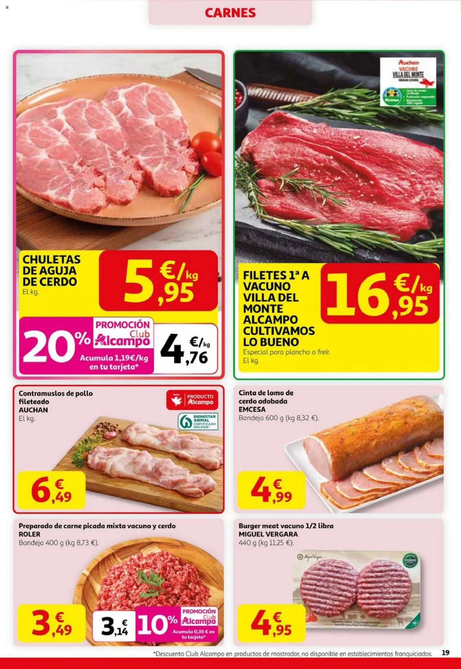 Alcampo - Black Friday  │ válido desde el 06.11.2025 | Página: 19 | Productos: Cerdo, Plancha, Bandeja