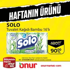 18.11.2025 tarihinden itibaren geçerli olan Onur Market kataloğu önizlemesi
