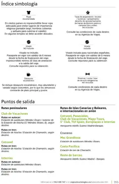 Vista previa Viajes El Corte Inglés Rutas Culturales de la Comunidad de Madrid válido desde el 01.04.2026 | Página: 355 | Productos: Pañuelo, Ropa, Video