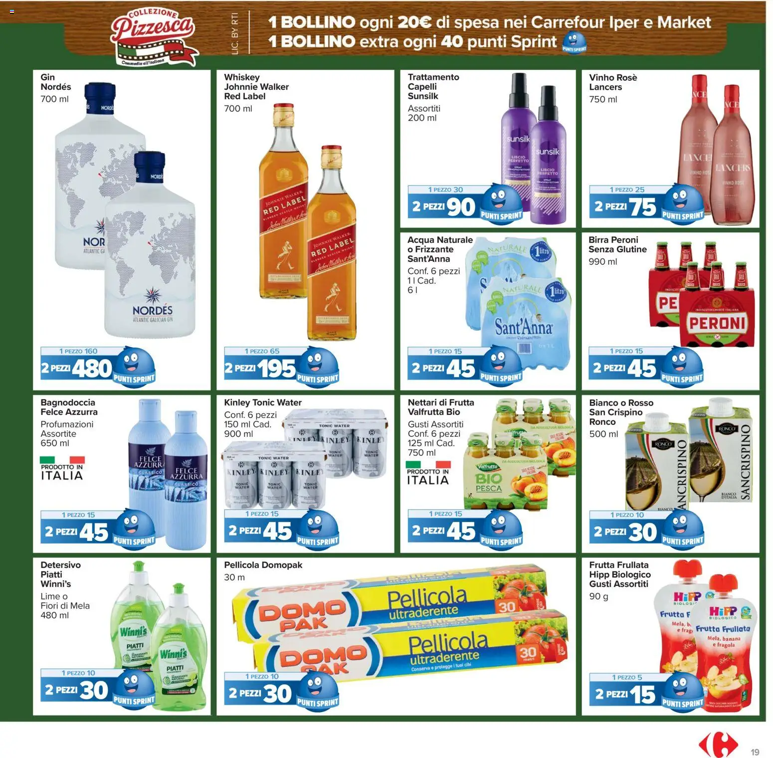 Volantino Carrefour del 15.01.2026 | Pagina: 19 | Prodotti: Acqua, Pesca, Lime, Acqua naturale