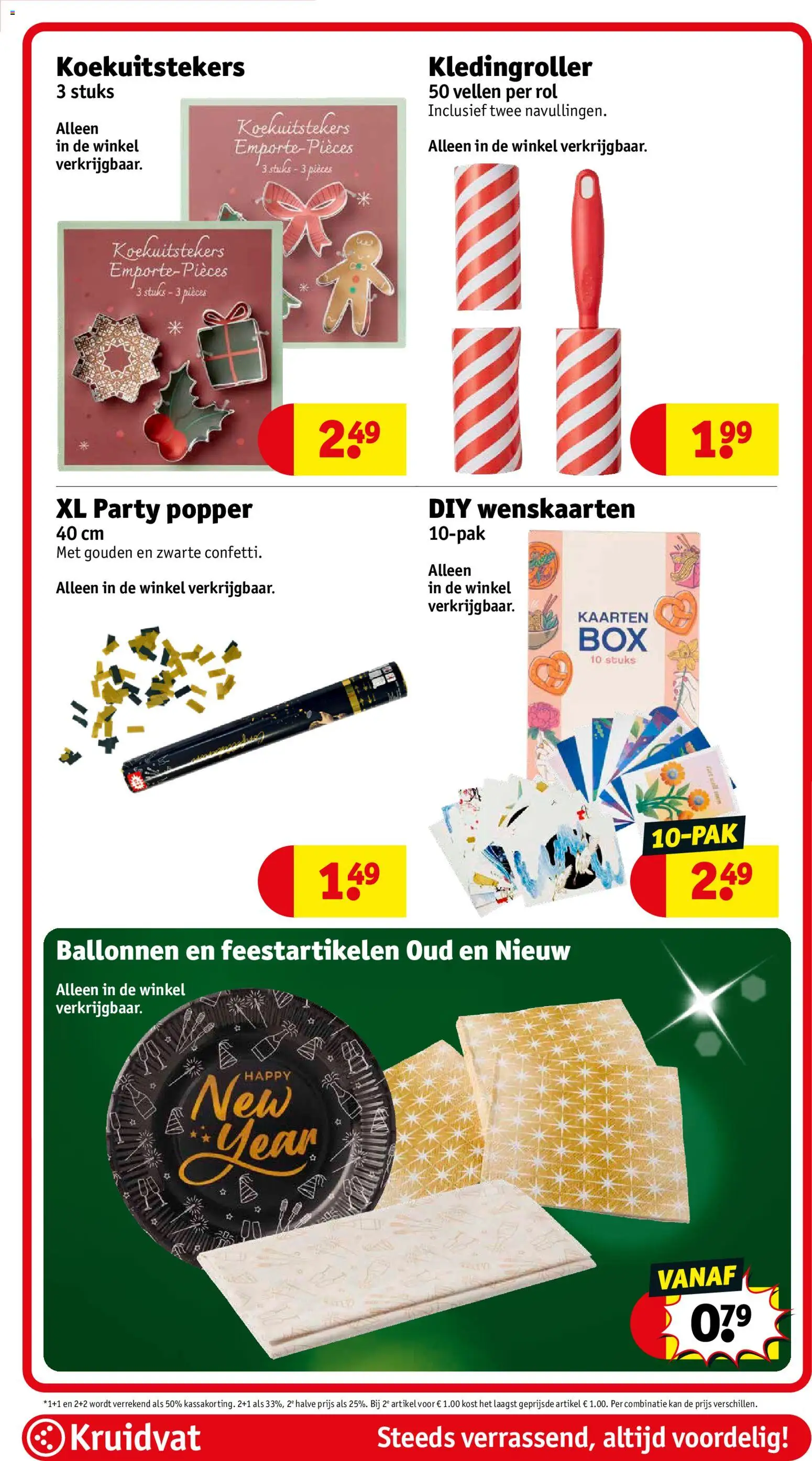 {H1} | Pagina: 61 | Producten: Feestartikelen, Kan