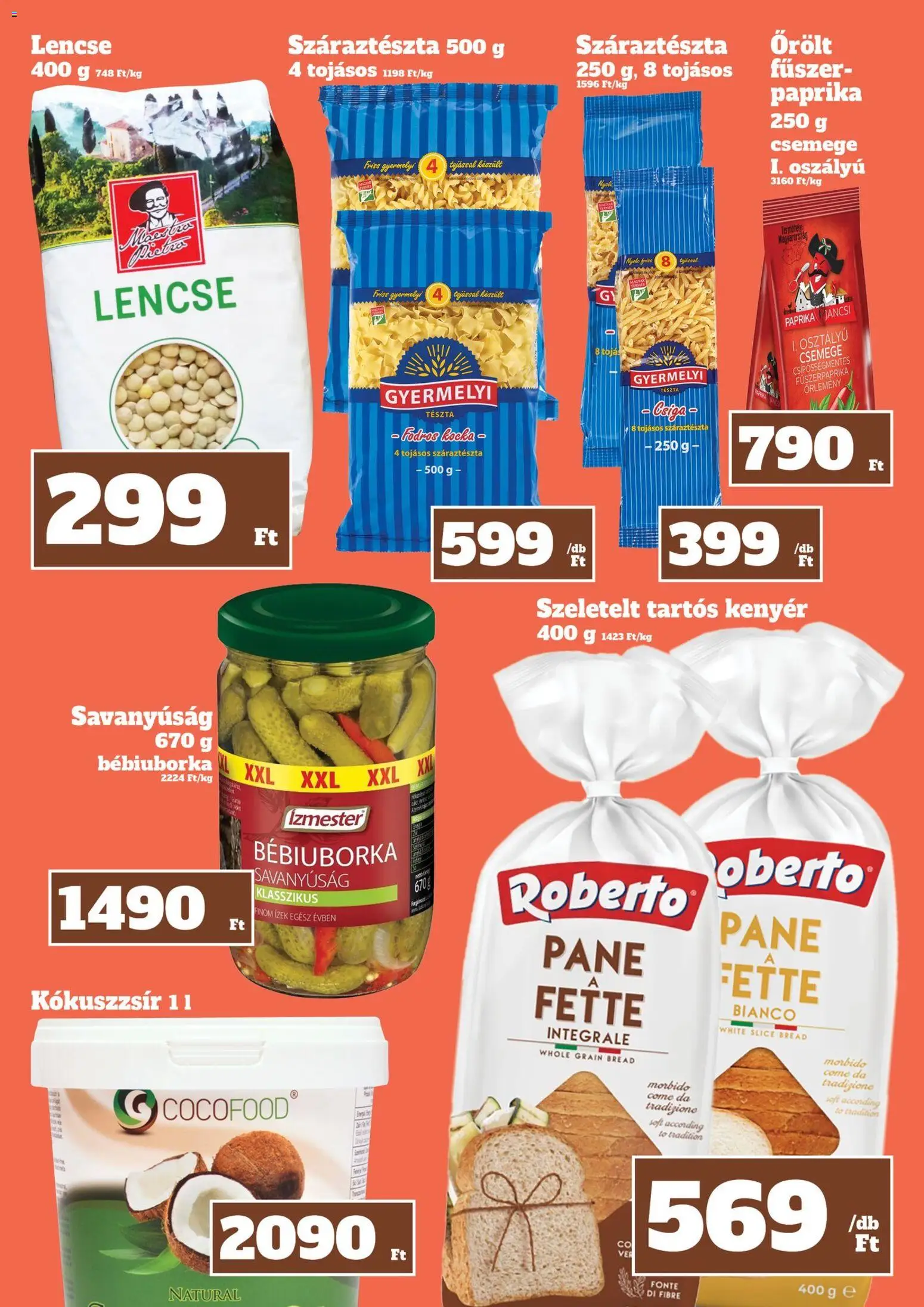 Family Diszkont akciós ujság - amely érvényes a következő dátumtól: 18.12.2025 | Oldal: 14 | Termékek: Lencse, Kókuszzsír, Tészta, Száraztészta