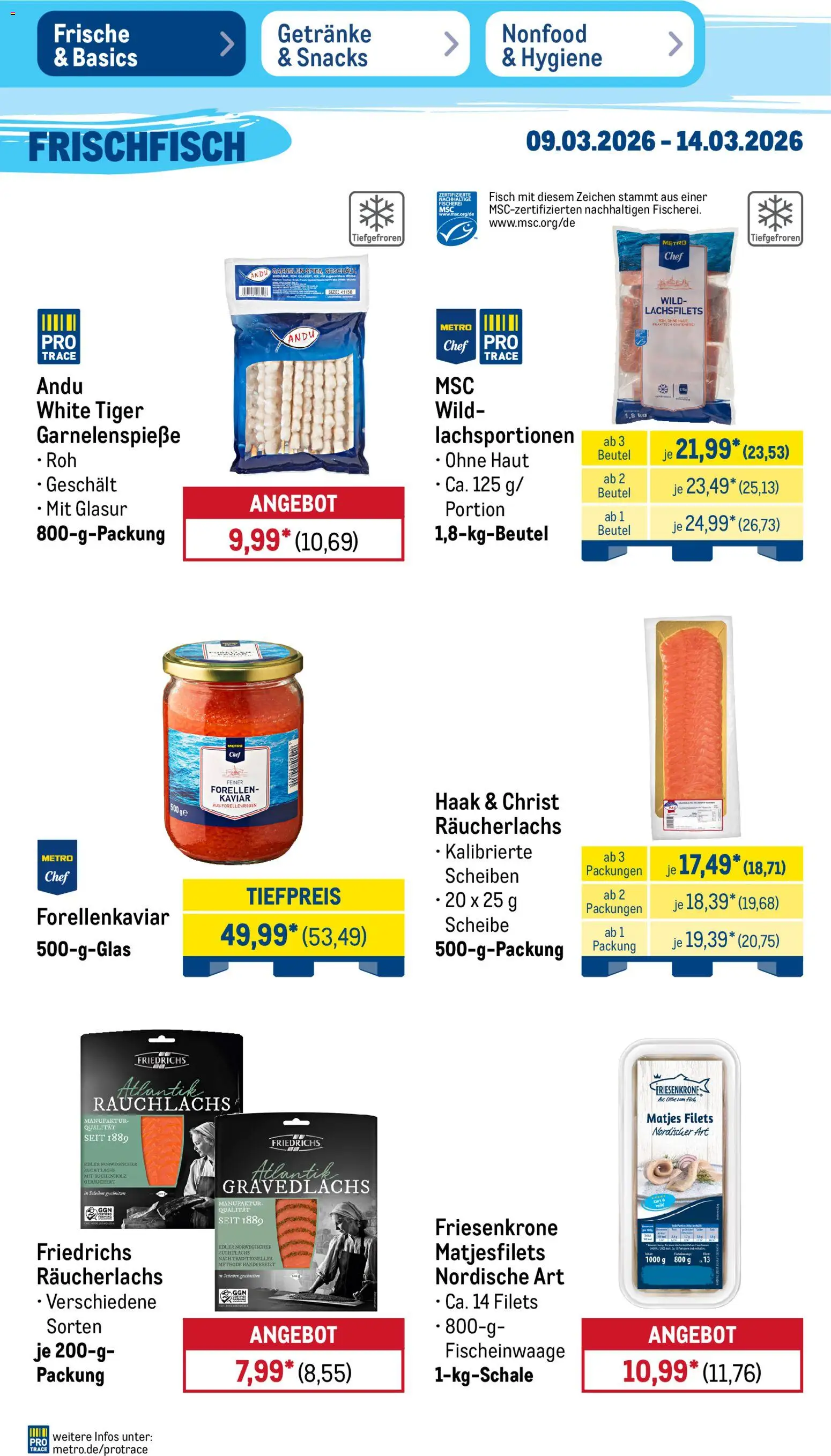 Metro Prospekt 	 – gültig ab 09.03.2026 | Seite: 10 | Produkte: Fisch, Räucherlachs