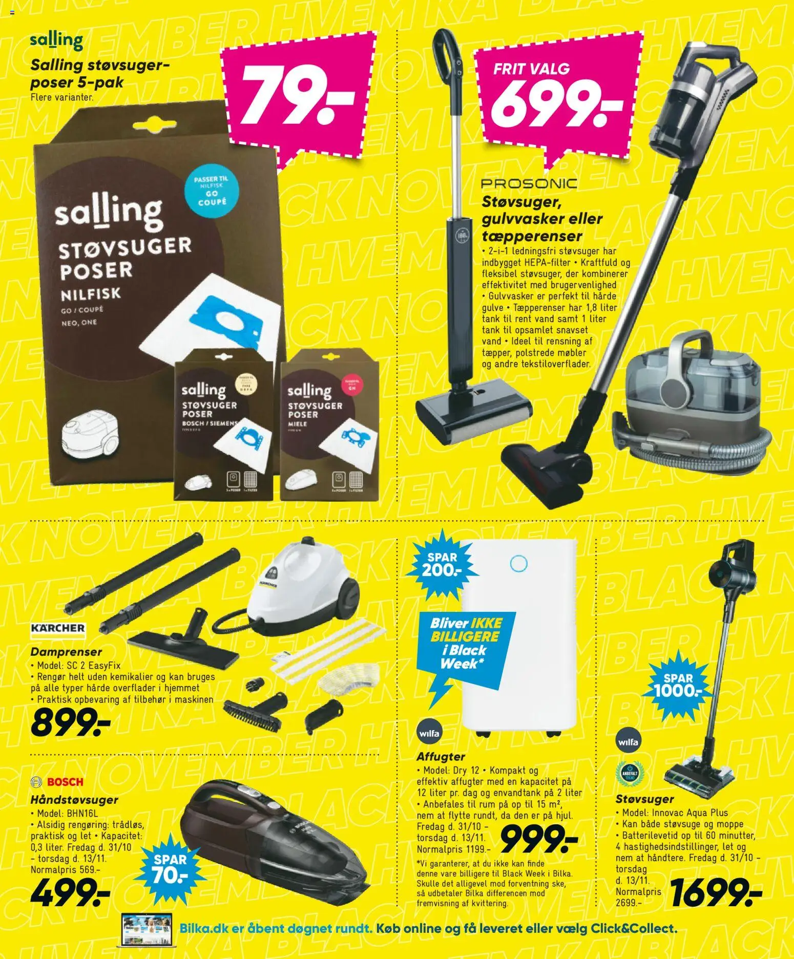 Bilka tilbudsavis – gyldig fra 31.10.2025 | Side: 35 | Produkter: Støvsuger