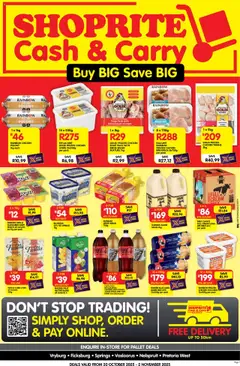Shoprite specials catalogue – valid from 20.10.2025