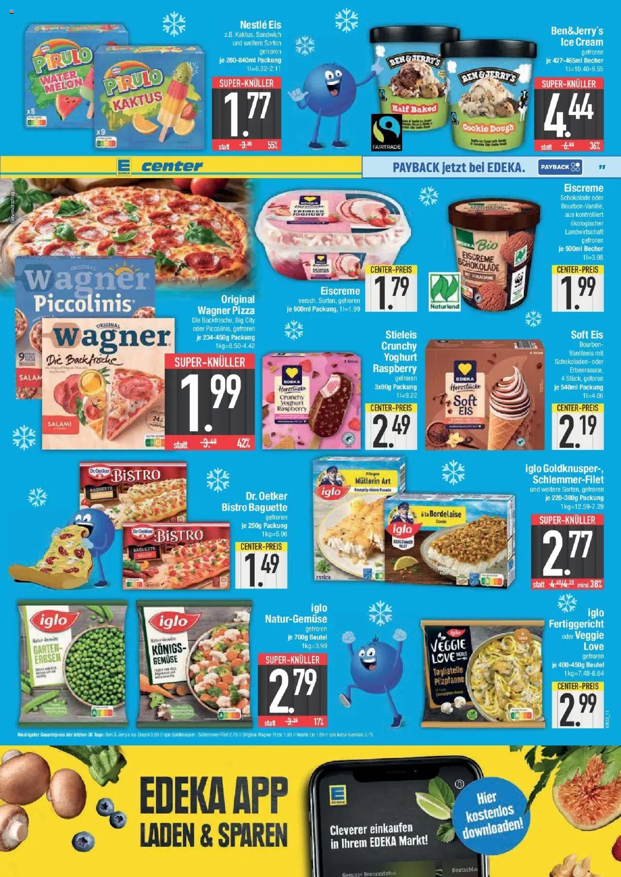 Edeka prospekt Ingolstadt	 - gültig ab dem 06.07.2025 | Seite: 11 | Produkte: Joghurt, Ben & Jerry's, Bourbon, Eis