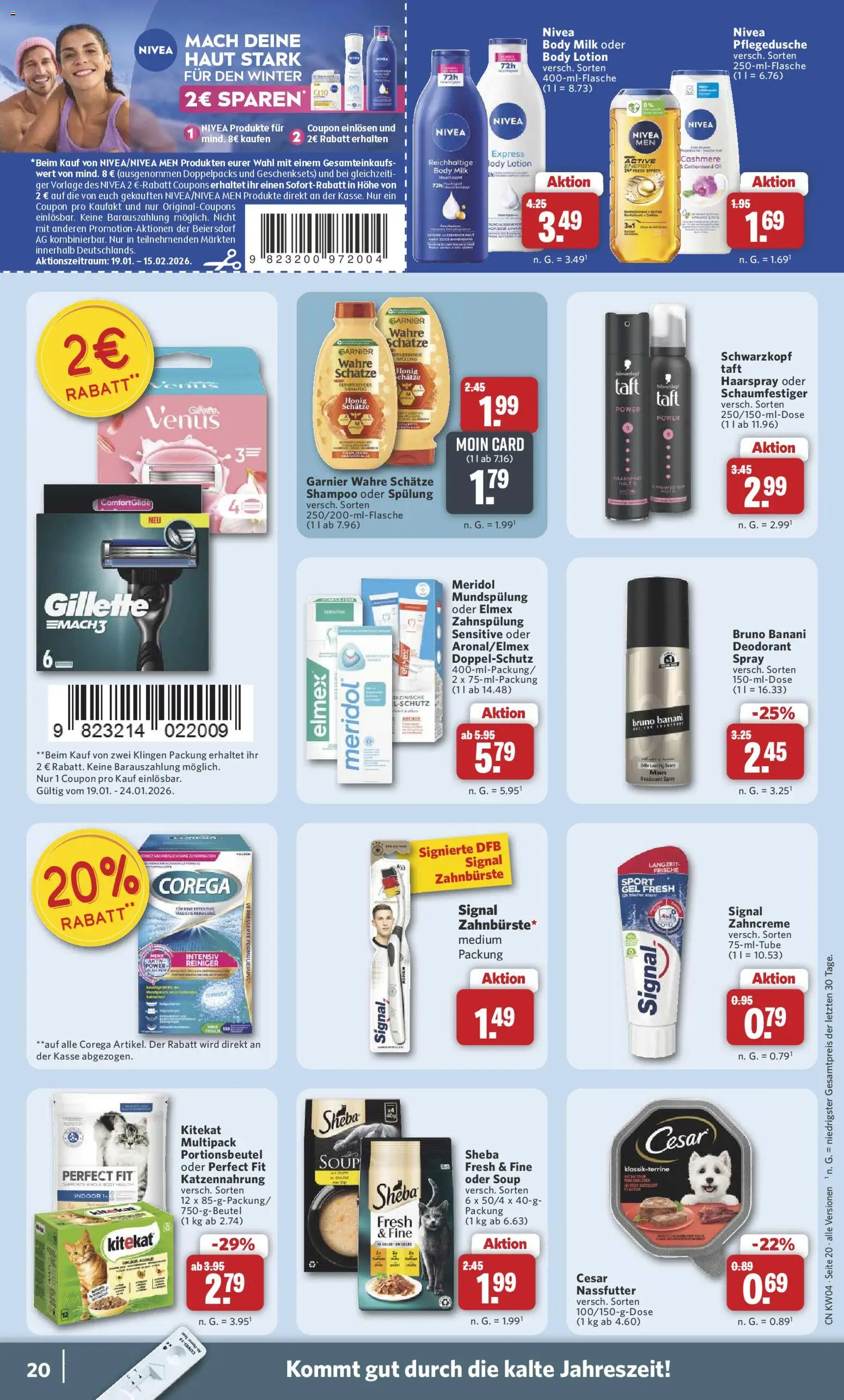 Combi Prospekt 	 – gültig ab 19.01.2026 | Seite: 20 | Produkte: Energy, Shampoo, Spülung, Haarspray