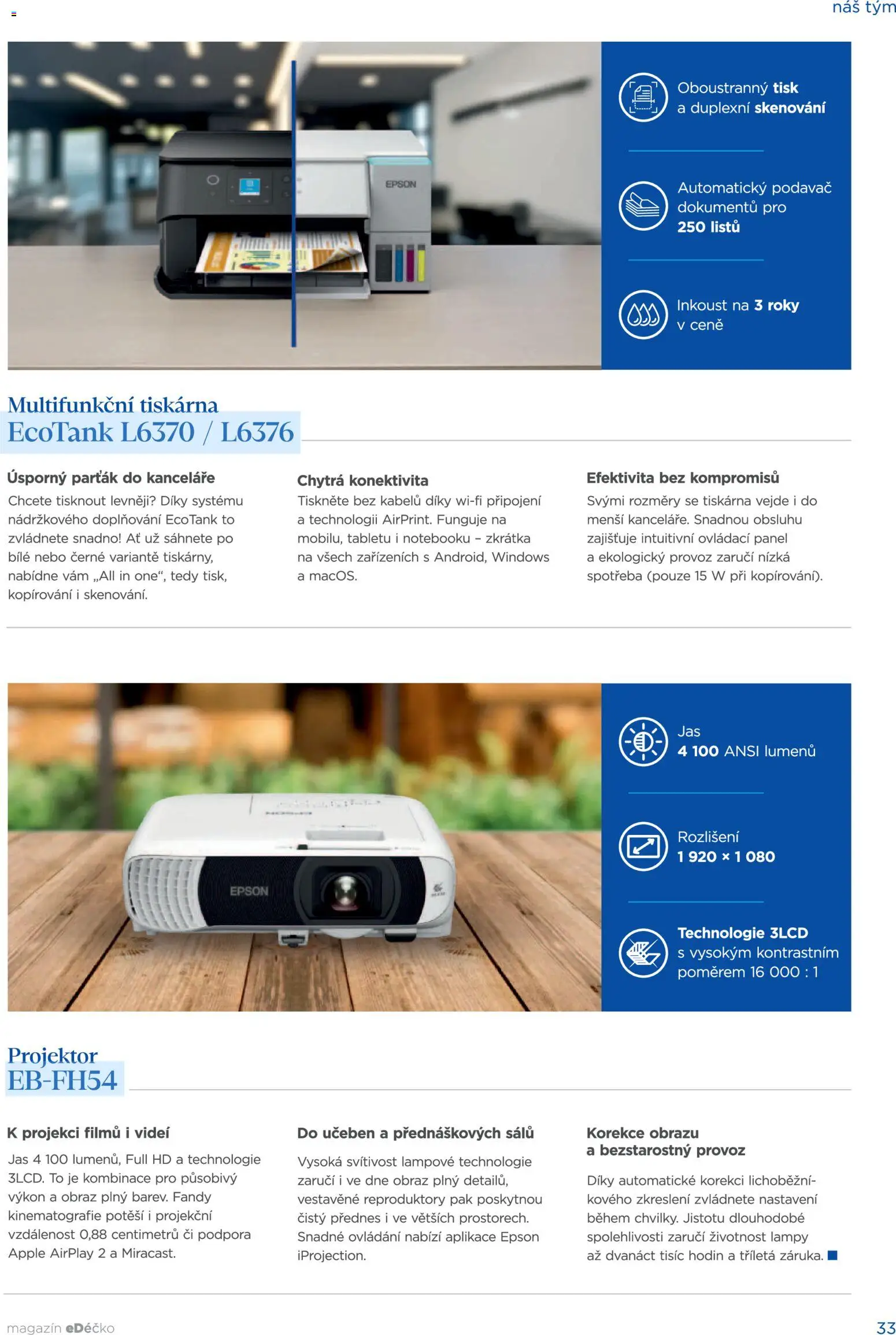 Nové ED Profi akcie – leták je platný od 05.12.2025 | Strana: 33 | Produkty: Apple, Reproduktory