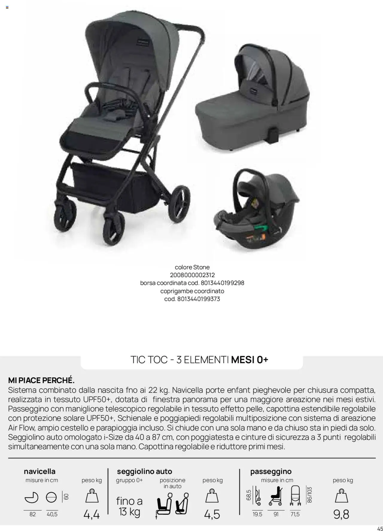 Volantino Prenatal del 01.01.2025 | Pagina: 40 | Prodotti: Poggiapiedi, Passeggino, Seggiolino, Borsa