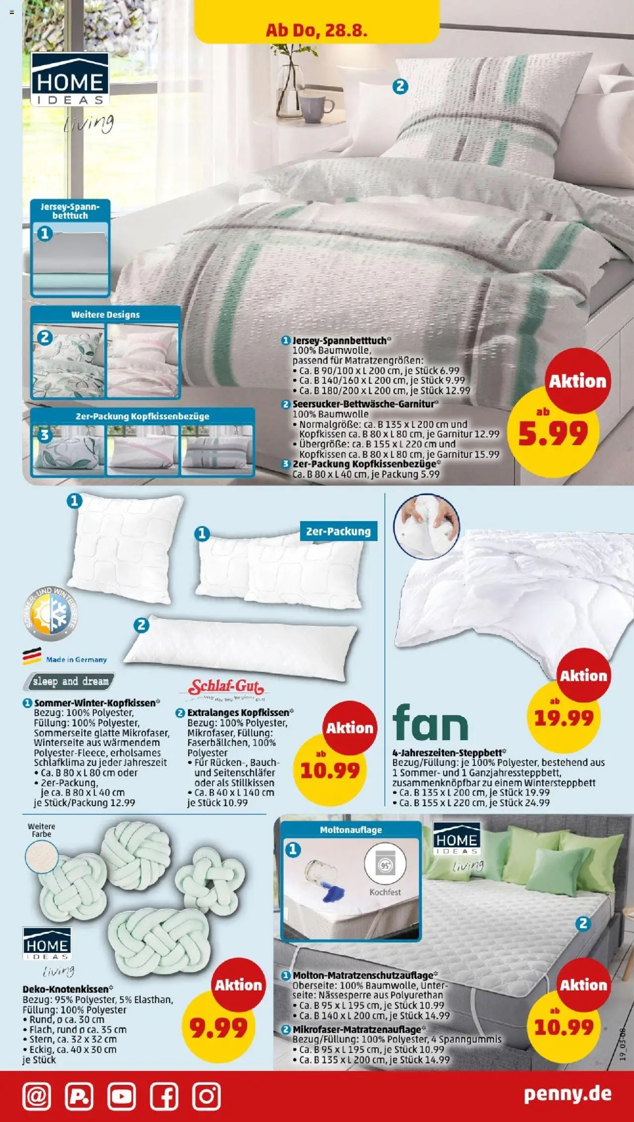 Penny - Hamburg - gültig ab dem 25.08.2025 | Seite: 19 | Produkte: Kopfkissen