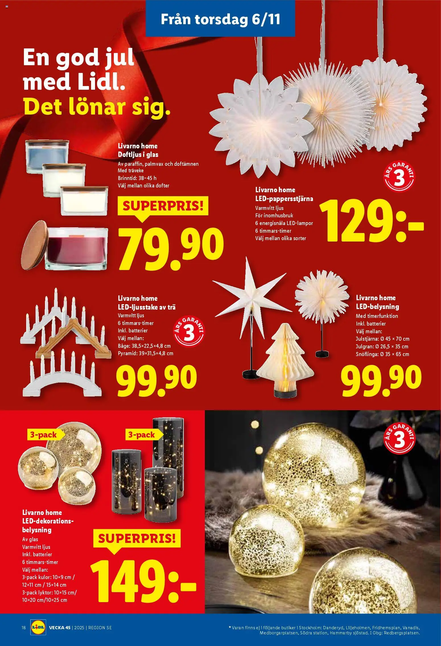 Lidl reklamblad aktuell från 03.11.2025 | Sida: 21 | Produkter: Batterier, Ljus