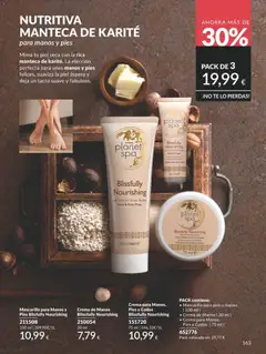 Vista previa Catálogo AVON campaña 1 válido desde el 01.01.2026 | Página: 163 | Productos: Manteca, Crema, Té, Pies y codos