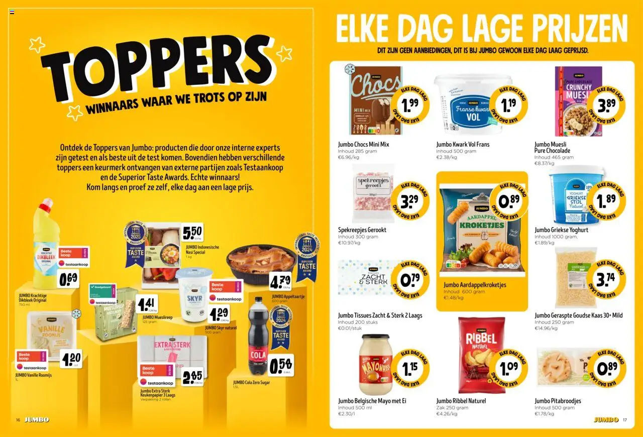  | Pagina: 9 | Producten: Kwark, Zak, Keukenpapier, Yoghurt