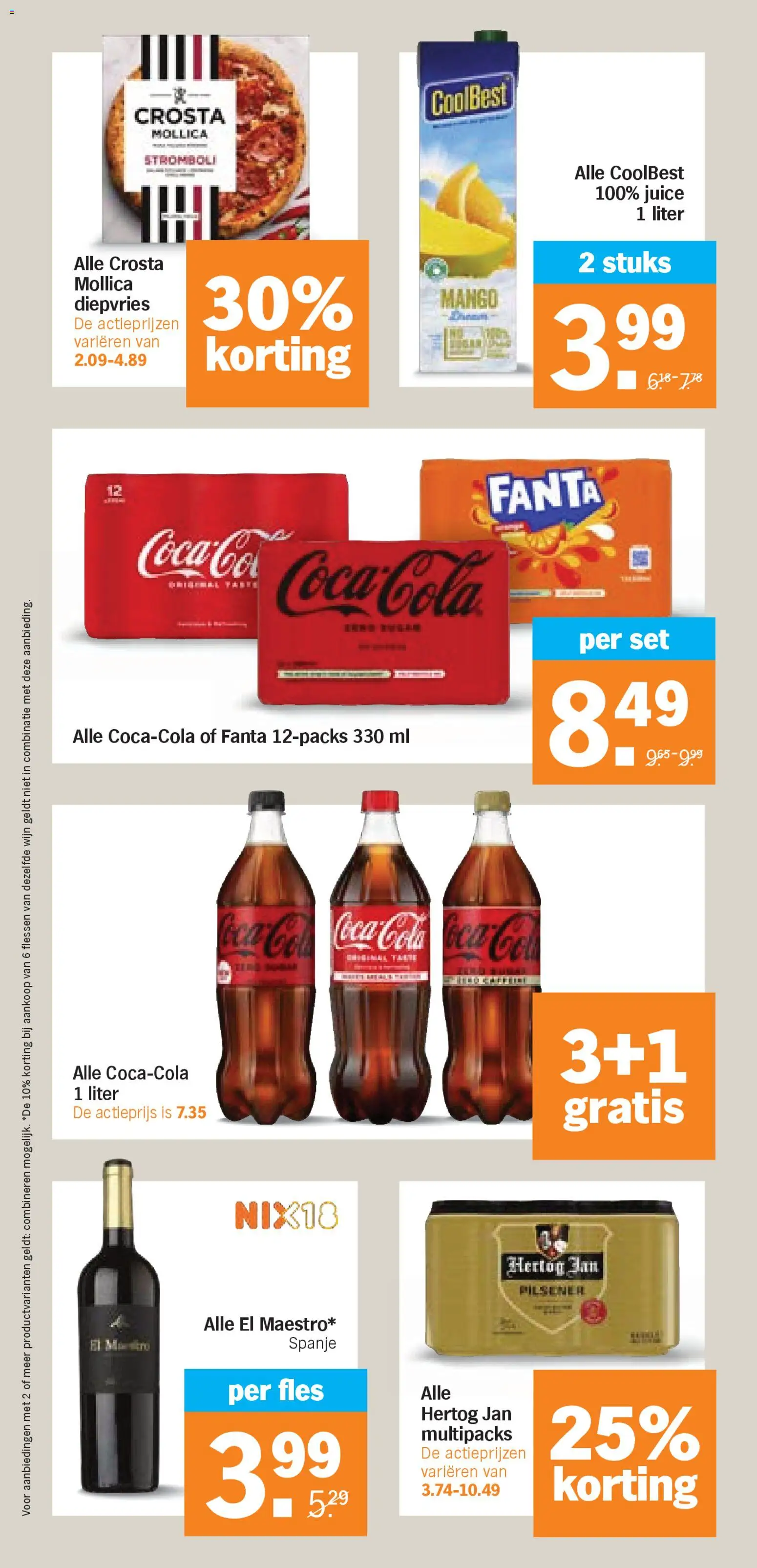 {H1} | Pagina: 21 | Producten: Pizza, Wijn, Coca Cola, Mango