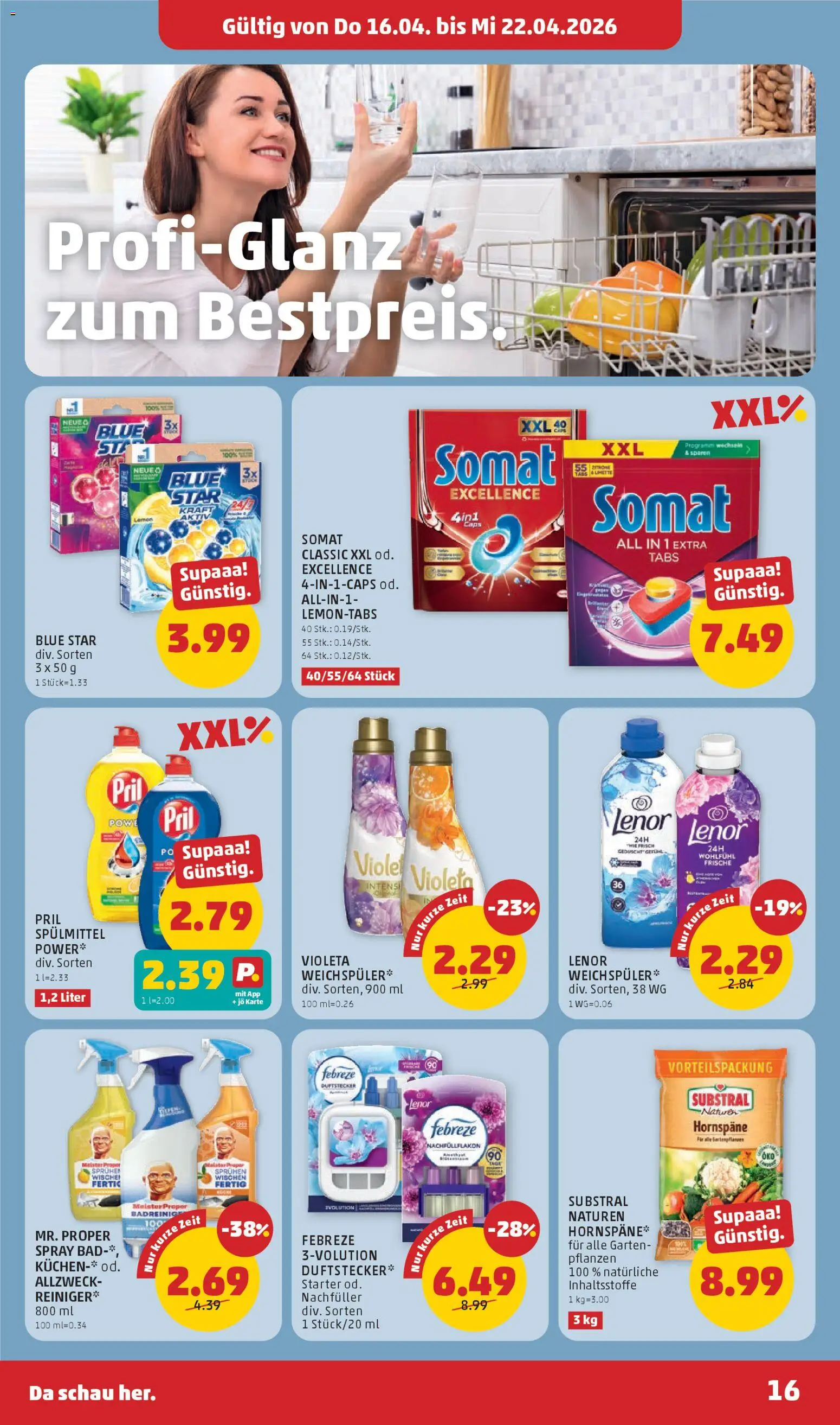 Penny Markt - Flugblatt gültig ab 16.04.2026 | Seite: 16 | Produkte: Bad