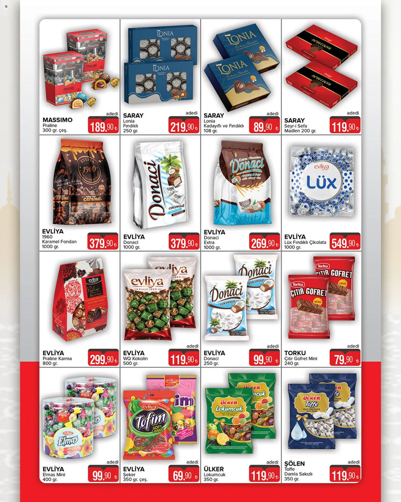 Seyhanlar Market Katalog - 13.03.2026 tarihinden itibaren geçerlidir | Sayfa: 3 | Ürünler: Gofret, Çikolata, Şeker