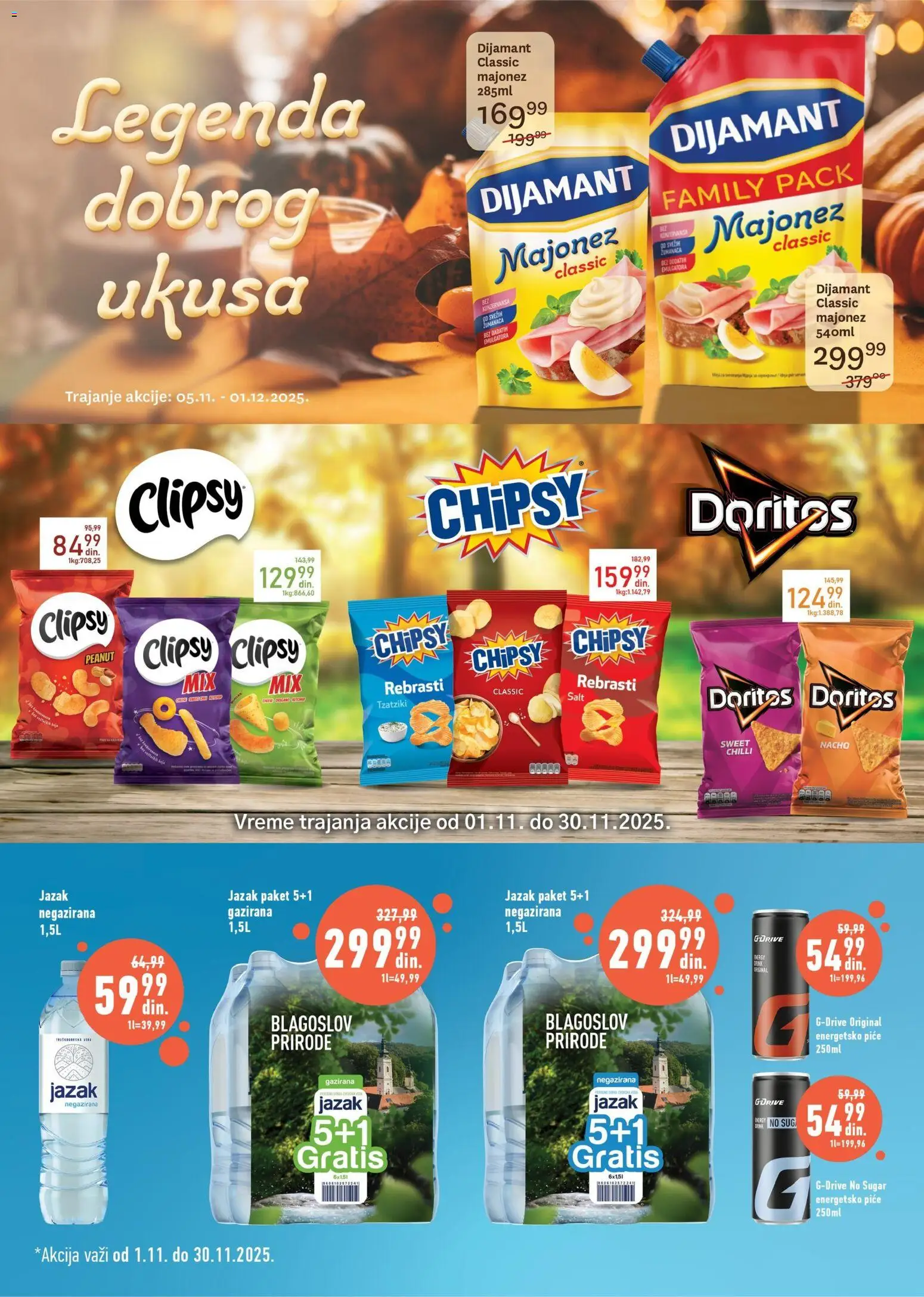 Univerexport katalog - važi od 27.10.2025 | Strana: 21 | Proizvode: Majonez, Doritos