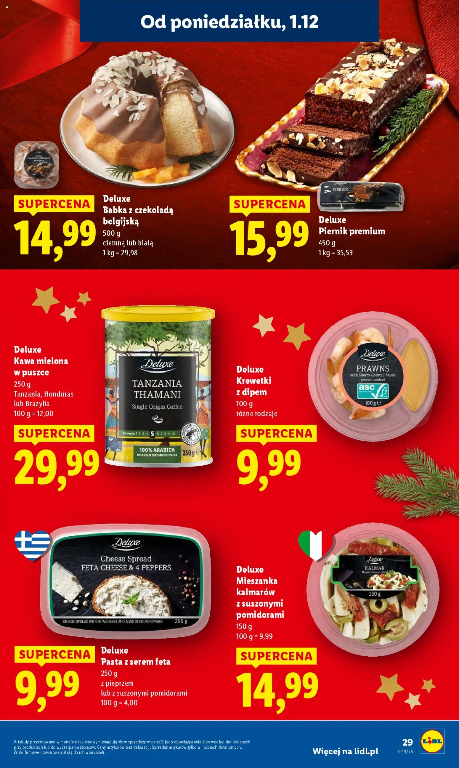 Lidl Gazetka od 01.12.2025 | Strona: 31 | Produkty: Piernik, Babka, Kawa, Czekolada