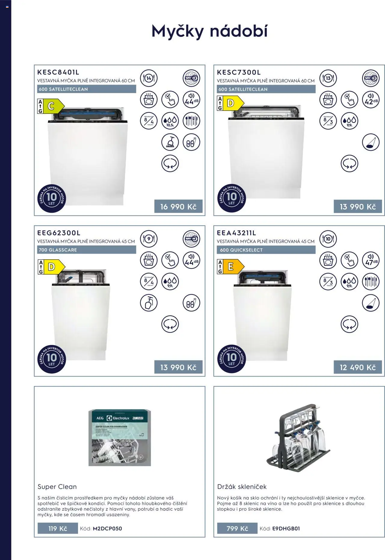 Möbelix leták - Electrolux od 01.04.2025 | Strana: 15 | Produkty: Nádobí, Víno, Myčka, Košík