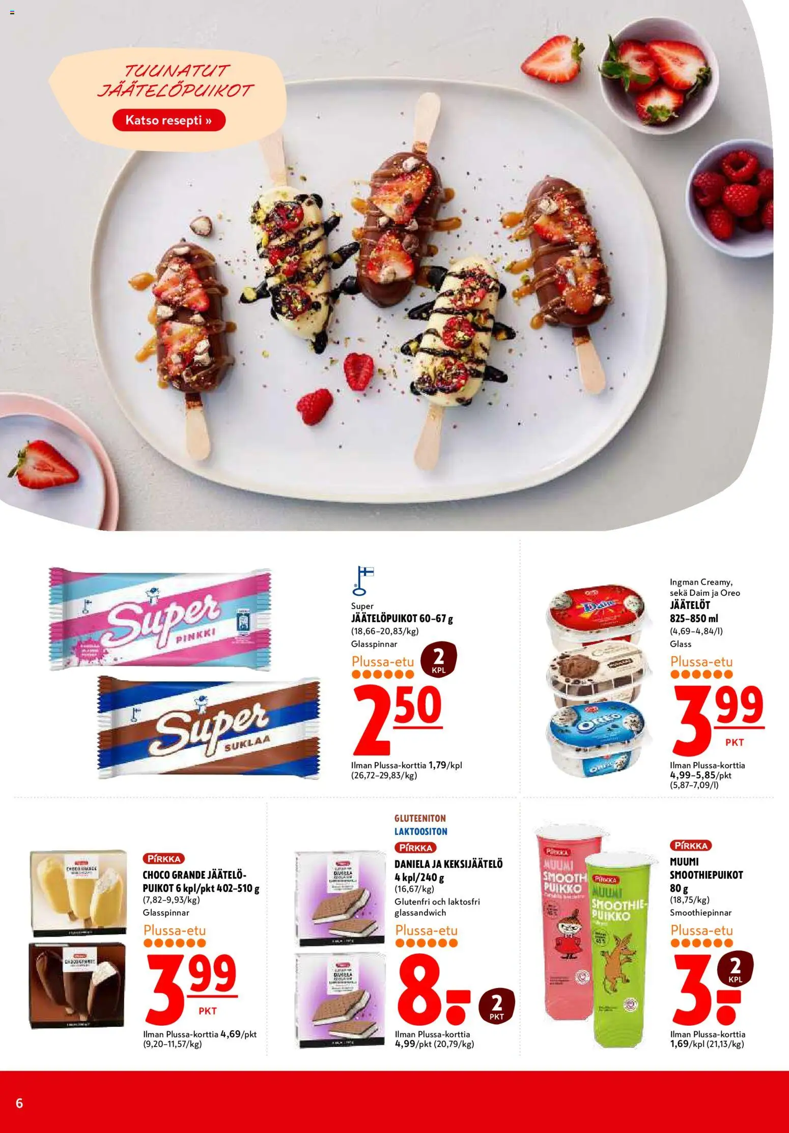 K-Citymarket tarjoukset – voimassa 13.11.2025 alkaen | Sivu: 6 | Tuotteet: Oreo, Suklaa, Jäätelö