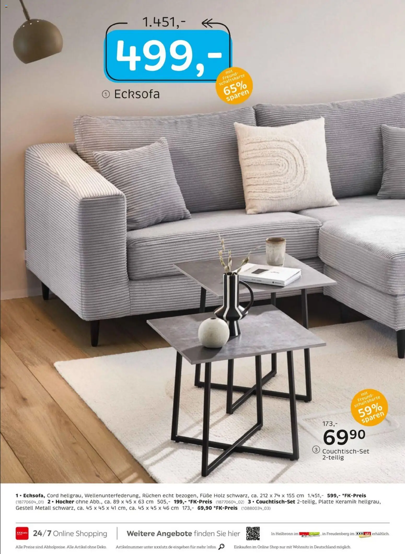 XXXL Lutz Prospekt 	 – gültig ab 02.01.2026 | Seite: 22 | Produkte: Ecksofa