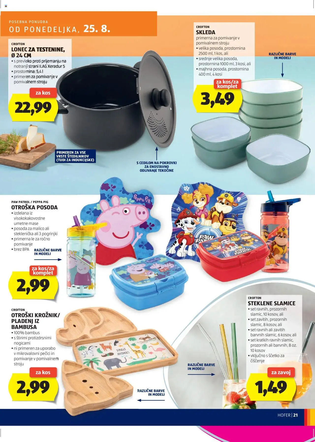 Hofer SI katalog | vrijedi od 21.08.2025 | Stranica: 21